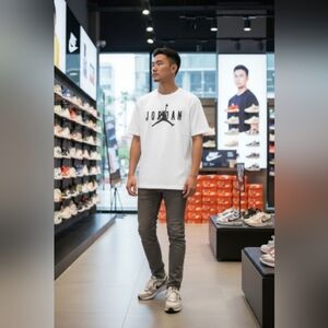 Jordan White Short Sleeve Tee